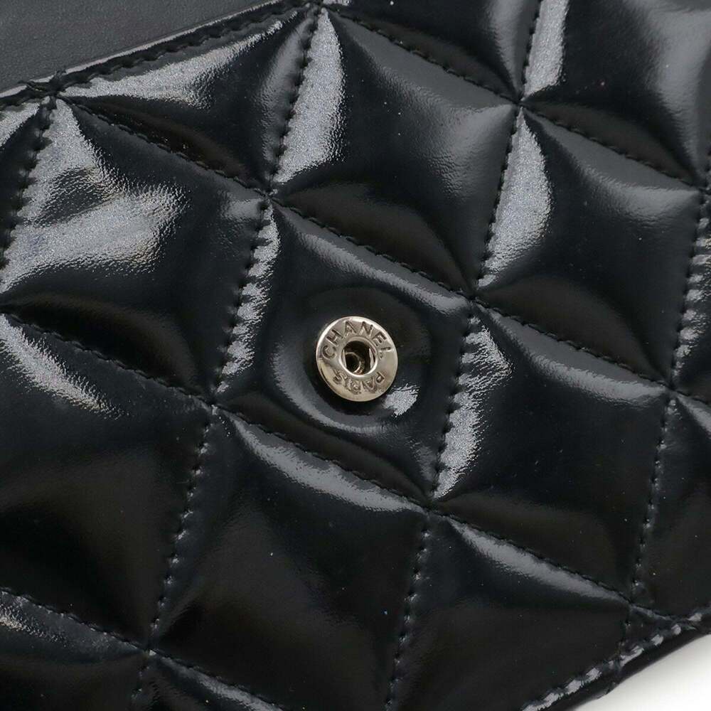 CHANEL Black Leather Logo Shoulder Bag - Picture 10 of 10